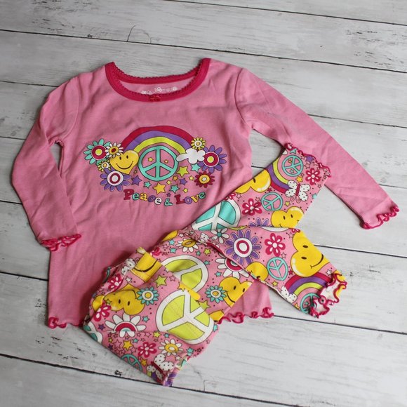 TCP Baby Girl's Pajama Set Set Size 18 Months Pink Long Sleeve Cotton - Picture 1 of 6